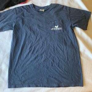 Navy Beach and Barn Comfort Colors Tshirt